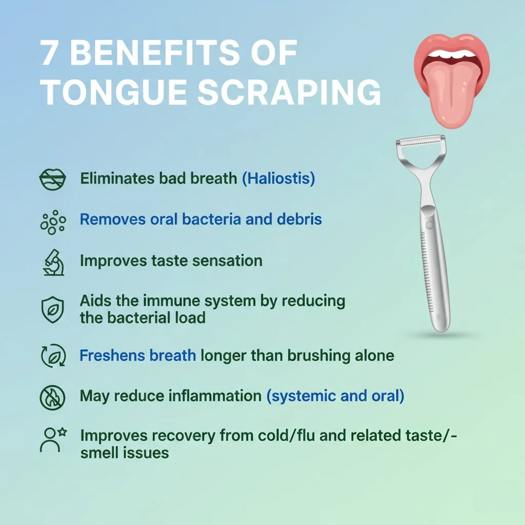 Benefits of Tongue Scraping