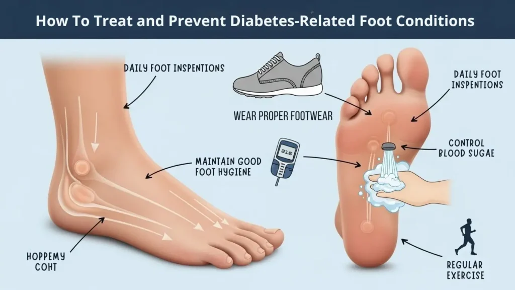 How To Treat and Prevent Diabetes-Related Foot Conditions